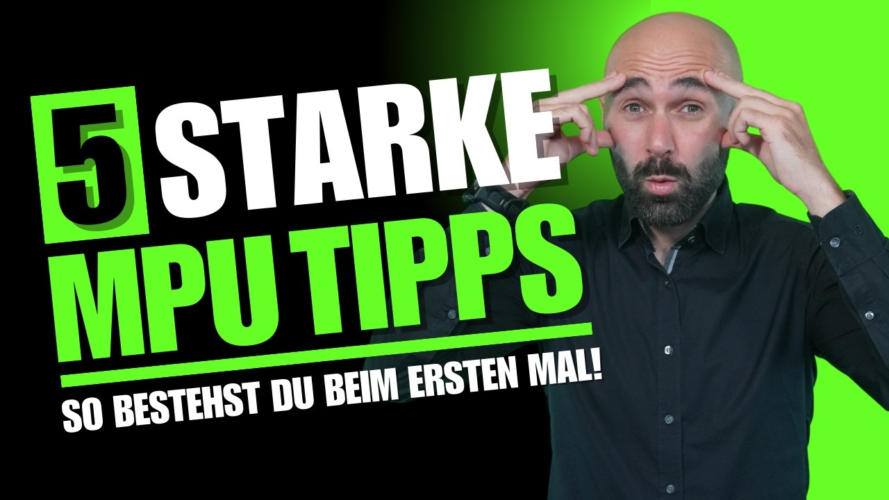 MPU erfolgreich bestehen: Die besten 5 Tipps zur Vorbereitung und Stressbewältigung