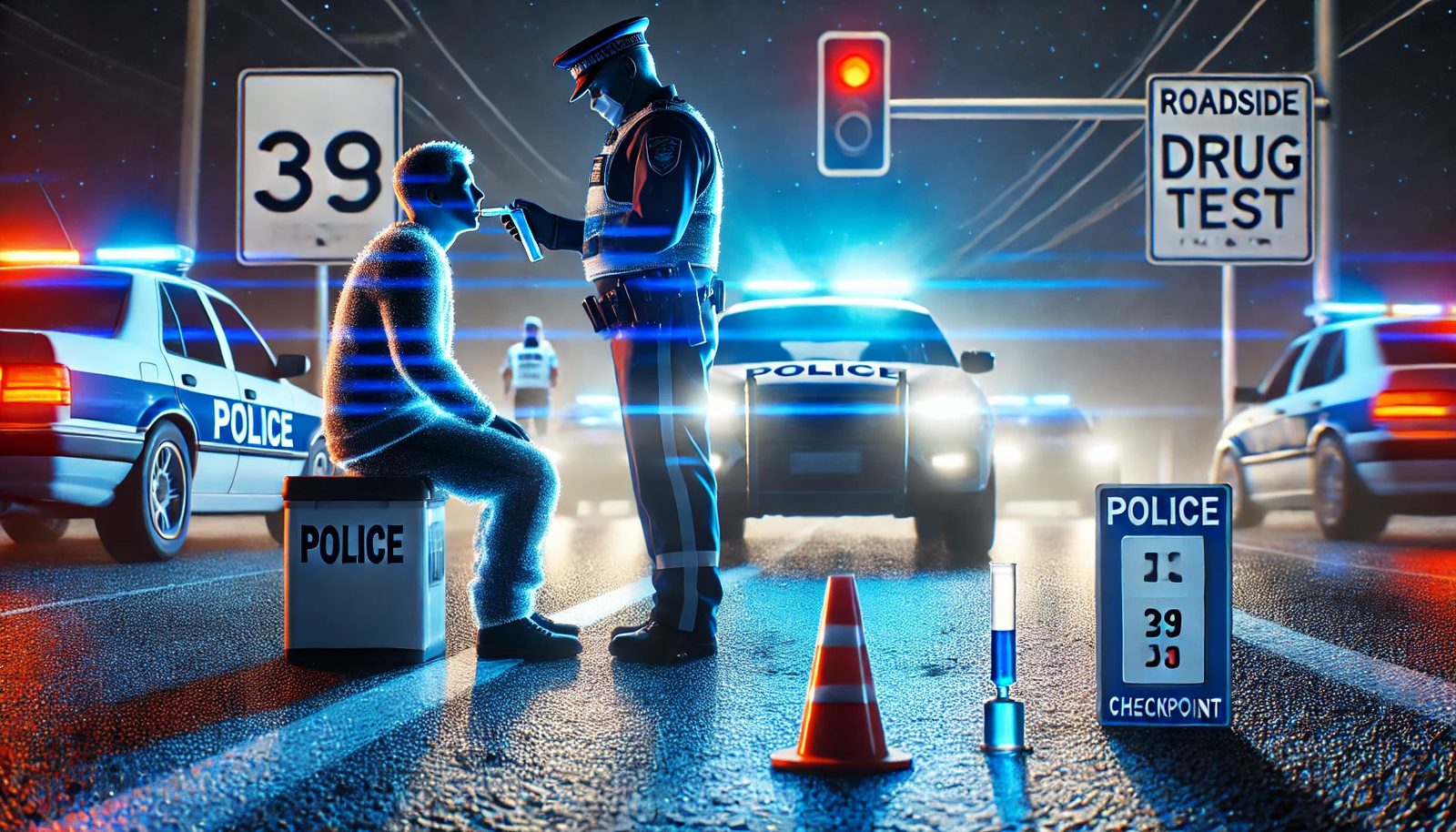 Verkehrskontrolle - Cannabis und Alkohol