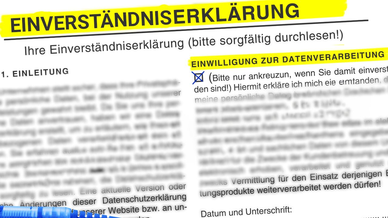 Einverständniserklärung