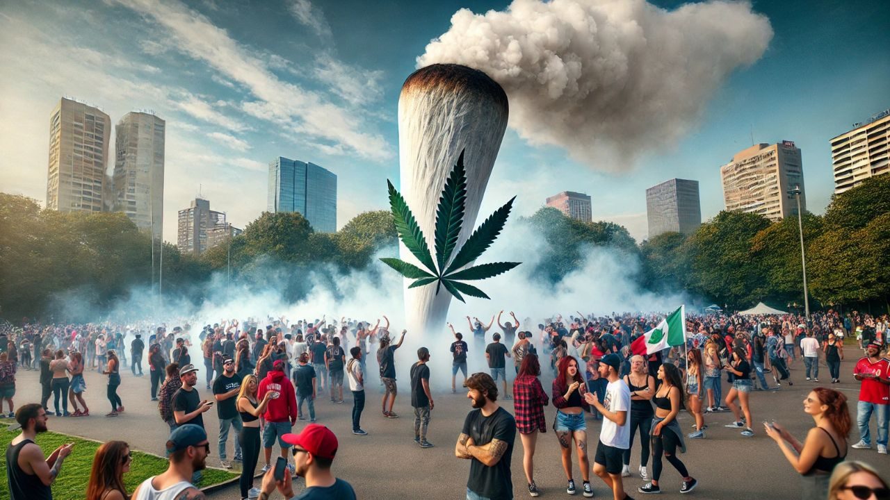 Der größte Joint der Welt