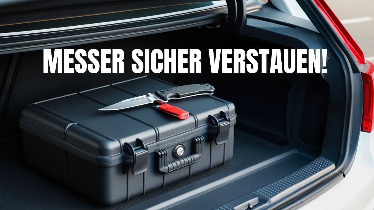 Messer Sicher verstauen
