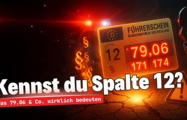 Die geheimen Schlüsselzahlen auf deinem Führerschein: Was 79.06, 171 & Co. wirklich bedeuten